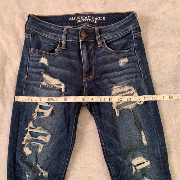 ❌SOLD❌American Eagle Ripped Skinny Jeans - Picture 6 of 14